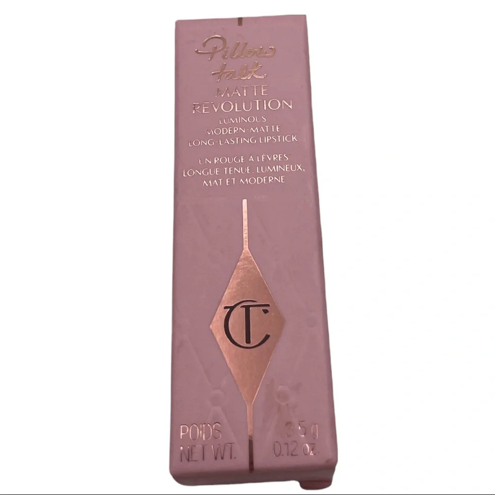 NWT CHARLOTTE TILBURY POLLOW TALK MATTE REVOLUTION IN PILLOW TALK ORIGINAL - Picture 2 of 5